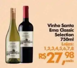 Supermercados Archer Vinho Santa Ema Classic Selection oferta