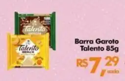 Supermercados Archer Barra Garoto Talento 85g oferta