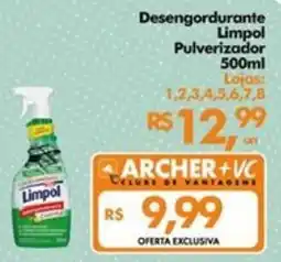 Supermercados Archer Desengordurante Limpol Pulverizador oferta