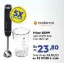 Lojas Becker Mixer 350w com haste inox oferta
