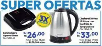 Lojas Becker Chaleira Eletrica oferta