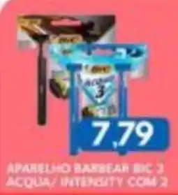 Rancho Bom Supermercados aparelho barbear bic 3 acqua/ intensity com 2 oferta