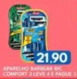 Rancho Bom Supermercados aparelho barbear bic comfort 3 oferta