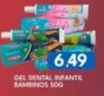 Rancho Bom Supermercados Gel dental infantil bambinos oferta
