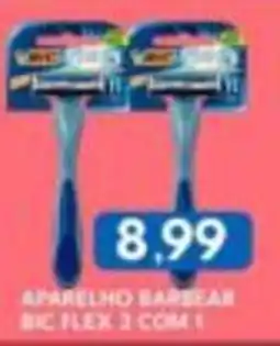 Rancho Bom Supermercados aparelho barbear bic flex oferta
