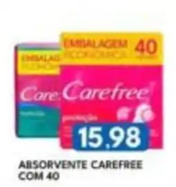 Rancho Bom Supermercados Absorvente carefree oferta