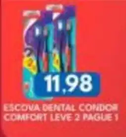 Rancho Bom Supermercados escova dental condor comfort leve 2 pague 1 oferta