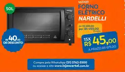 Lojas Certel Forno elétrico nardelli oferta