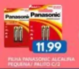 Rancho Bom Supermercados Pilha panasonic alcalina pequena / palito c/2 oferta