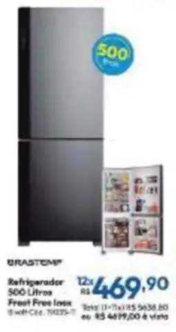 Lojas Becker Refrigerador 500 Litros oferta