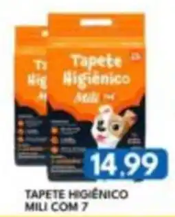 Rancho Bom Supermercados Tapete higiênico mili oferta