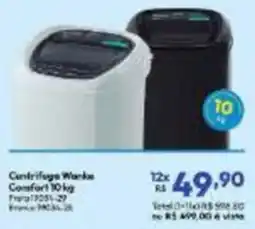 Lojas Becker Centrifuga Warka Comfort 10 kg oferta