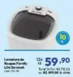 Lojas Becker Lavadora de Roupas Family Life Semiout oferta