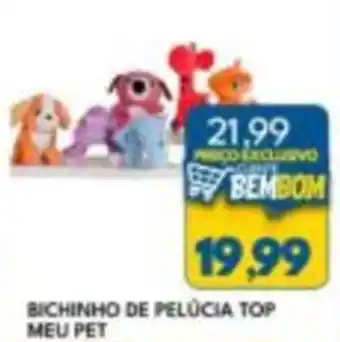 Rancho Bom Supermercados Bichinho de pelúcia top meu pet oferta