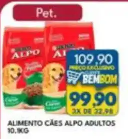 Rancho Bom Supermercados alimento cães alpo adultos oferta