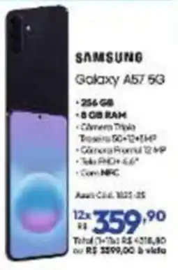 Lojas Becker samsung galaxy a57 5g oferta