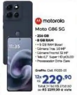Lojas Becker moto g66 5g oferta