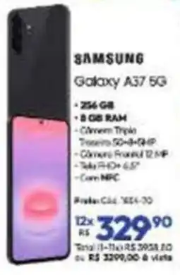 Lojas Becker samsung galaxy a37 5g oferta