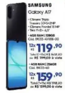 Lojas Becker samsung galaxy a17 oferta