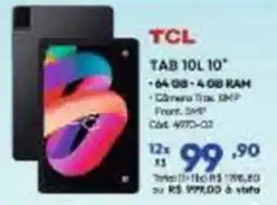Lojas Becker Tcl tab 10l 10" oferta