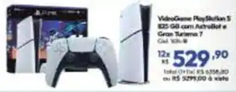 Lojas Becker VideoGame Playstation 5 825 Gb com AstroBot e Gran Turismo 7 oferta