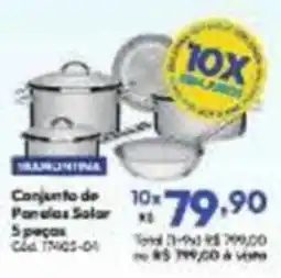 Lojas Becker Conjunto de Panelas Solar oferta