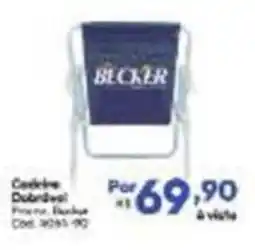Lojas Becker cadeira dobrável oferta