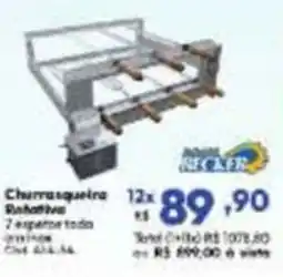Lojas Becker Churrasqueira Rotativa 7 espira todo oferta