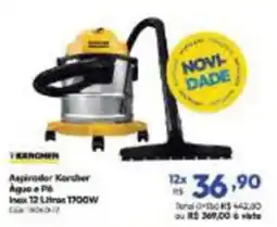 Lojas Becker Aspirador Karcher Água e Pó oferta