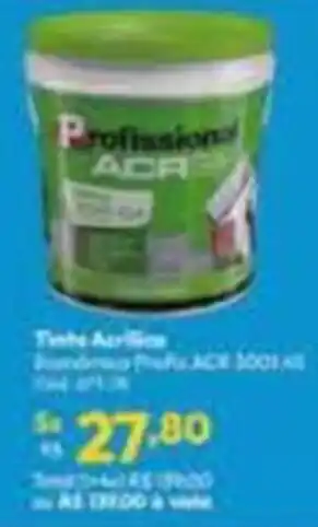 Lojas Becker Tinta Acrílica oferta