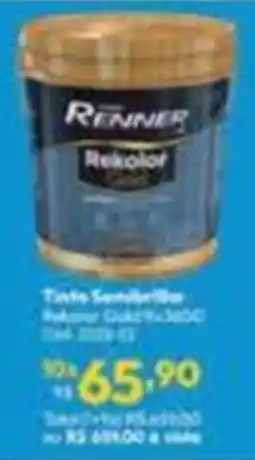 Lojas Becker Tinta Sena Bebe Rekolor Gold Rj 3600 oferta