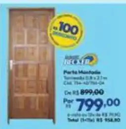 Lojas Becker Porta Montada oferta