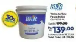 Lojas Becker Tinta Acrílica Fosco Balde oferta