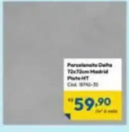 Lojas Becker Porcelanato Delta Plato HT oferta