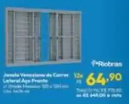 Lojas Becker Janela Veneziana de Correr Lateral Aço Pronto oferta