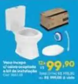 Lojas Becker Vaso incepe c/ caixa acoplada oferta
