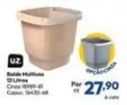 Lojas Becker Balde Multifuncional 12 Litros oferta