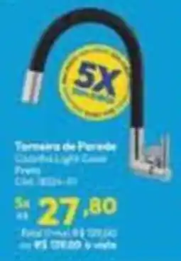 Lojas Becker Torneira de Paredes oferta