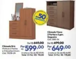 Lojas Becker Cômoda Briz oferta