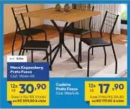 Lojas Becker Mesa Koppesberg Preto Fosco oferta