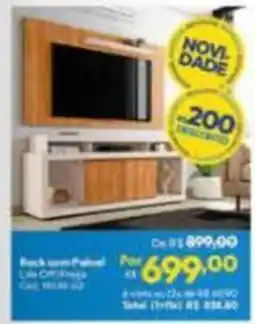 Lojas Becker Bock com Painel Lite Off White oferta