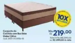 Lojas Becker Conjunto de Colchão com Box Ibiza oferta