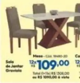 Lojas Becker Sala de Jantar Gravíssima oferta