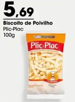 Zaffari Biscoito de polvilho plic-plac oferta