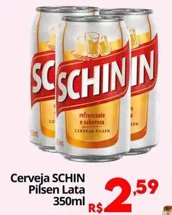 Althoff Supermercados Cerveja schin pilsen lata oferta