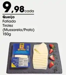 Zaffari Queijo Fatiado Tirolez (Mussarela/Prato) oferta