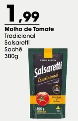 Zaffari molho de tomate tradicional salsaretti sachê oferta