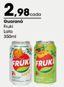 Zaffari Guaraná fruki lata oferta