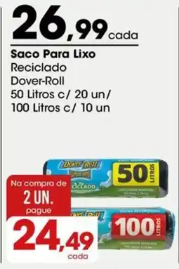 Zaffari Saco Para Lixo Reciclado Dover-Roll oferta