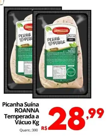 Picanha Suína Temperada a Vácuo